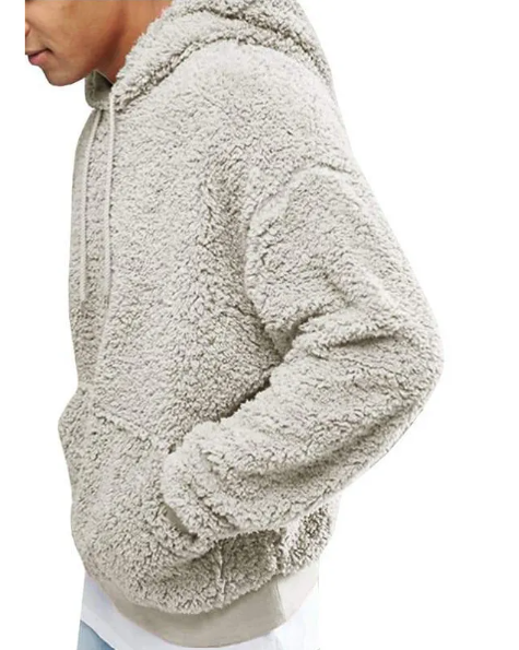 European American Wool and Fleece Hooded Men's Hoodie