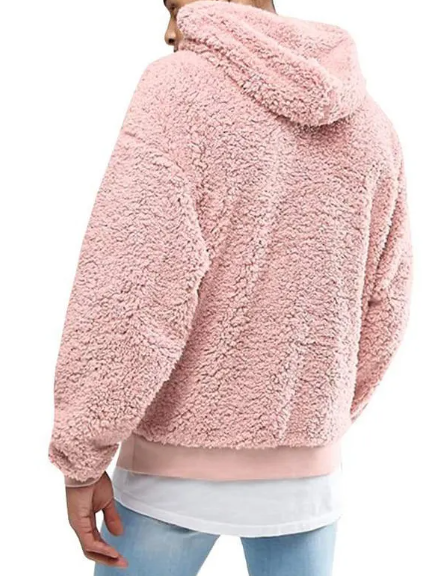 European American Wool and Fleece Hooded Men's Hoodie