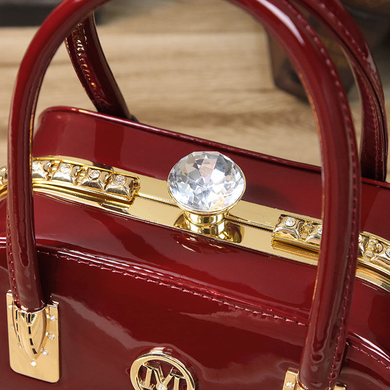 Simple Portable Bride Bag 2025 New Style Women's High-Capacity Casual Shoulder Bag