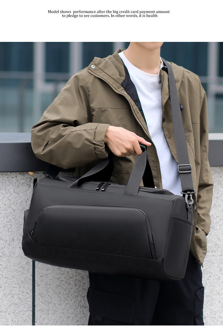 Cross-border New Gym Bag Men's Dry and Wet Separated Hand Shoulder Bag Training Sports Bag Large Capacity Luggage Travel Bag