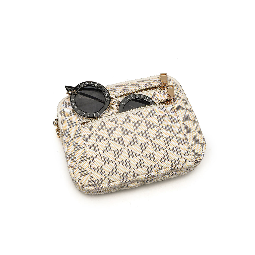 Waist Bag for Men and Women, New Trendy Fashion Versatile Crossbody Chest Bag with Double Zipper Casual Bag, Guangzhou Cross-Border Wholesale