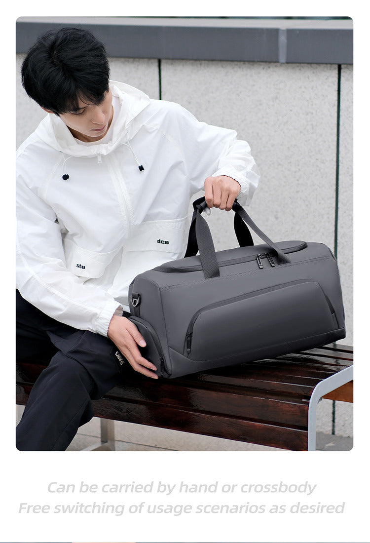 Cross-border New Gym Bag Men's Dry and Wet Separated Hand Shoulder Bag Training Sports Bag Large Capacity Luggage Travel Bag