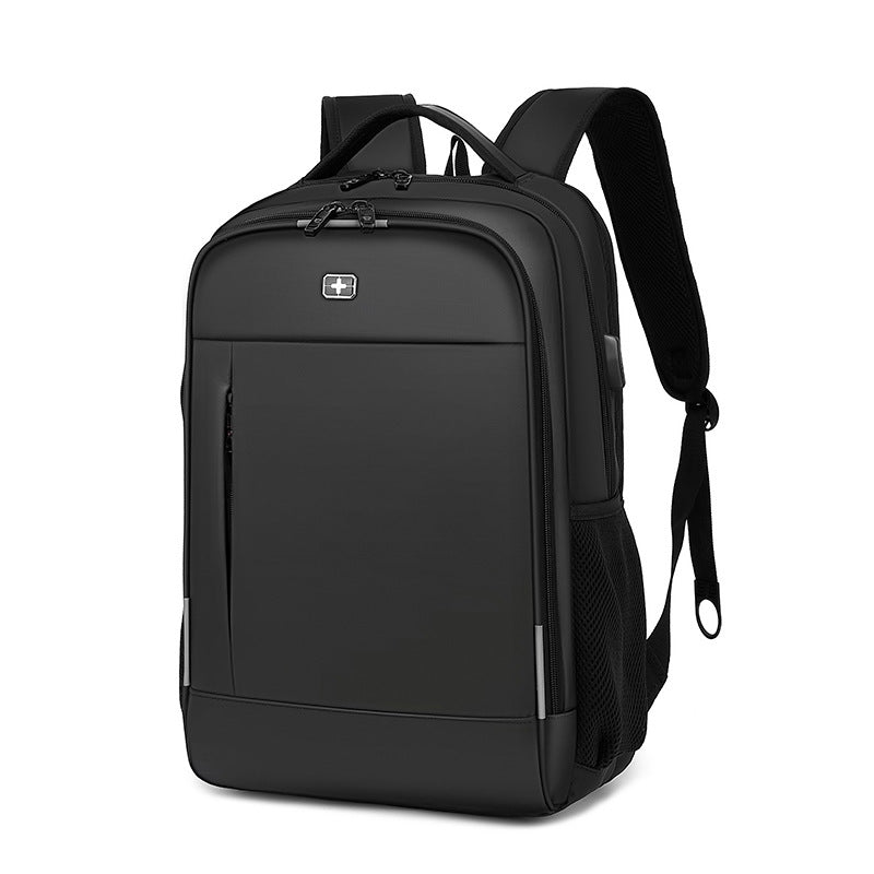Swiss Sergeant Knife Backpack Men's Business Travel Backpack Large Capacity Travel Laptop Bag 17.3 Inch