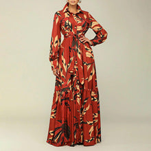 C8610 African plus size Women's Spring New Fashion Strap Bat Sleeve Top Gradient Color-changing Skirt Two-piece Set