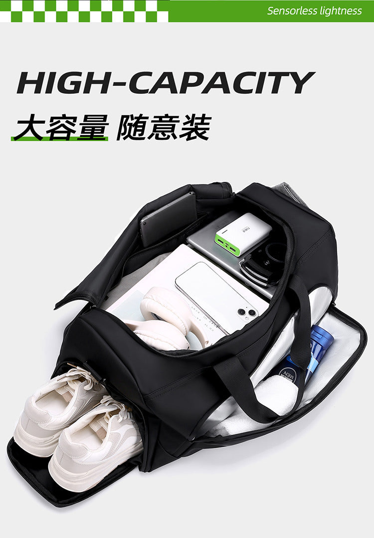 Cross-border New Gym Bag Men's Dry and Wet Separated Hand Shoulder Bag Training Sports Bag Large Capacity Luggage Travel Bag