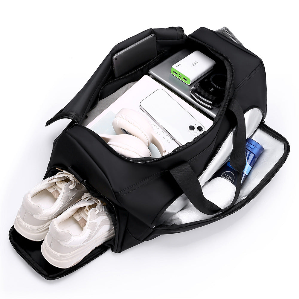 Cross-border New Gym Bag Men's Dry and Wet Separated Hand Shoulder Bag Training Sports Bag Large Capacity Luggage Travel Bag
