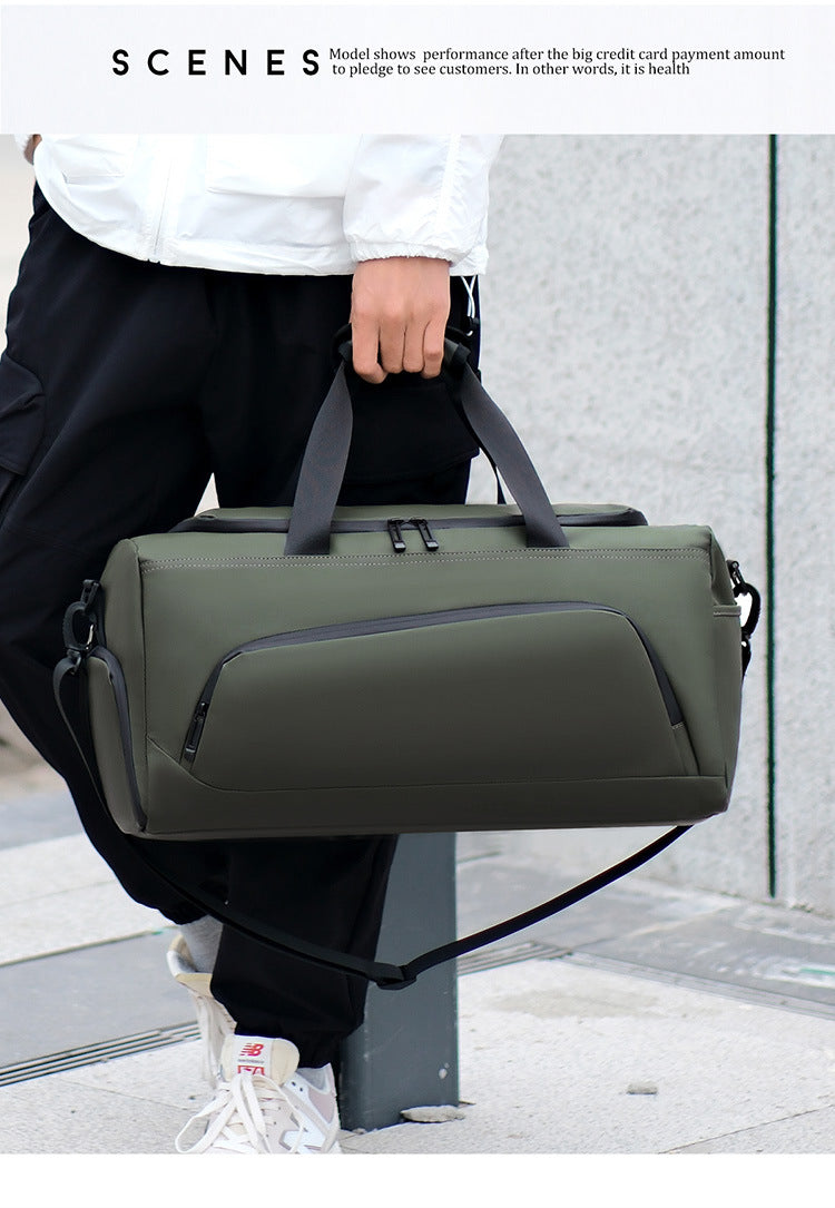 Cross-border New Gym Bag Men's Dry and Wet Separated Hand Shoulder Bag Training Sports Bag Large Capacity Luggage Travel Bag