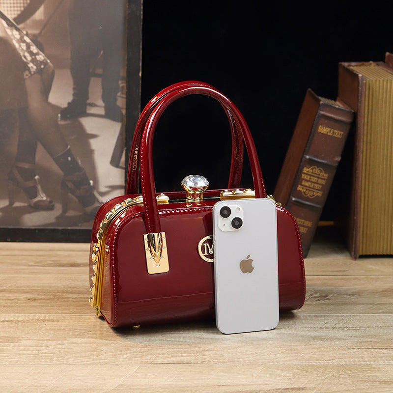 Simple Portable Bride Bag 2025 New Style Women's High-Capacity Casual Shoulder Bag