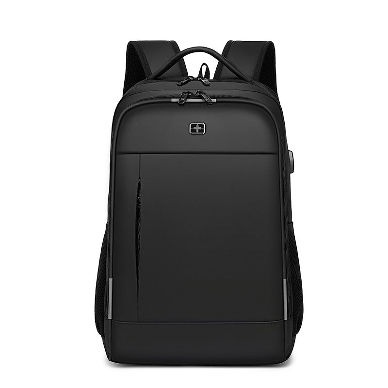 Swiss Sergeant Knife Backpack Men's Business Travel Backpack Large Capacity Travel Laptop Bag 17.3 Inch