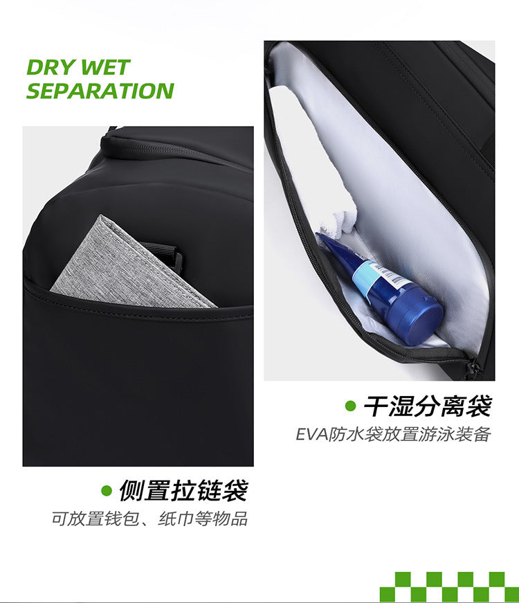 Cross-border New Gym Bag Men's Dry and Wet Separated Hand Shoulder Bag Training Sports Bag Large Capacity Luggage Travel Bag