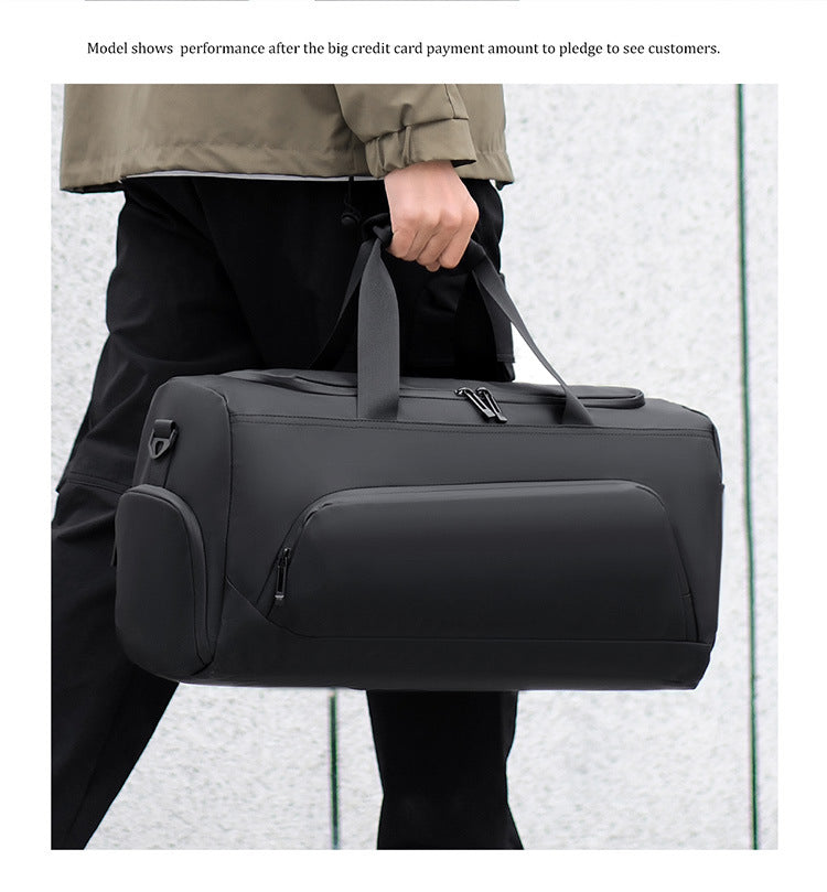 Cross-border New Gym Bag Men's Dry and Wet Separated Hand Shoulder Bag Training Sports Bag Large Capacity Luggage Travel Bag