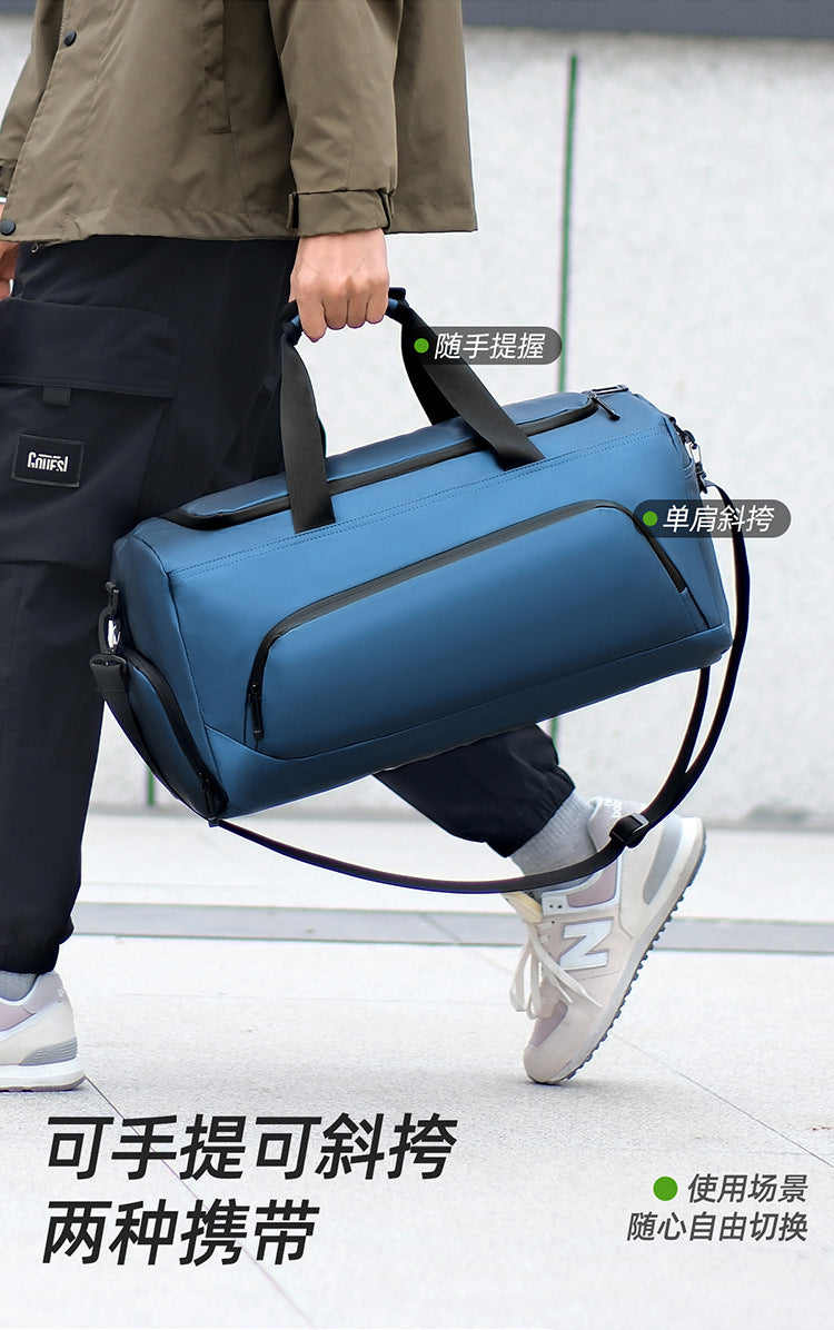 Cross-border New Gym Bag Men's Dry and Wet Separated Hand Shoulder Bag Training Sports Bag Large Capacity Luggage Travel Bag