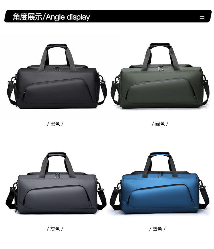 Cross-border New Gym Bag Men's Dry and Wet Separated Hand Shoulder Bag Training Sports Bag Large Capacity Luggage Travel Bag