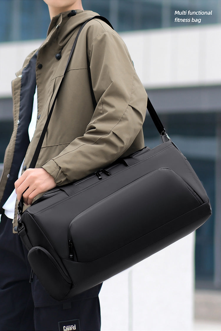 Cross-border New Gym Bag Men's Dry and Wet Separated Hand Shoulder Bag Training Sports Bag Large Capacity Luggage Travel Bag