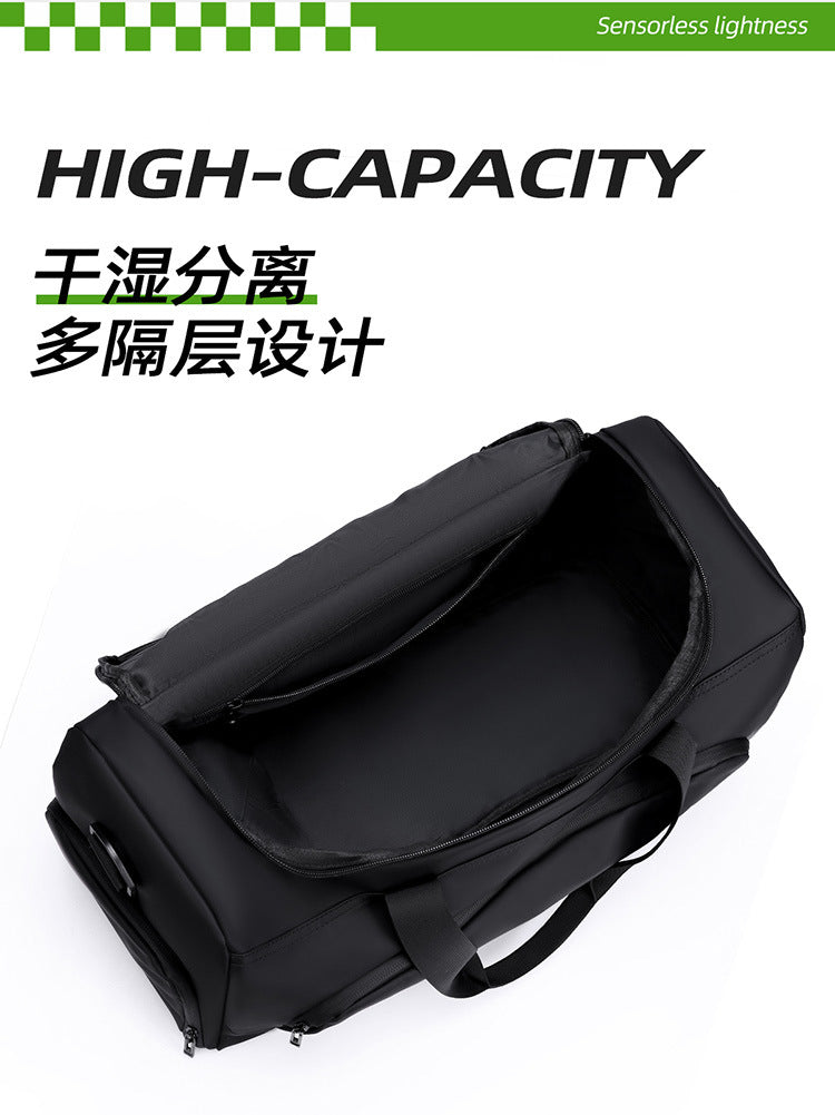 Cross-border New Gym Bag Men's Dry and Wet Separated Hand Shoulder Bag Training Sports Bag Large Capacity Luggage Travel Bag