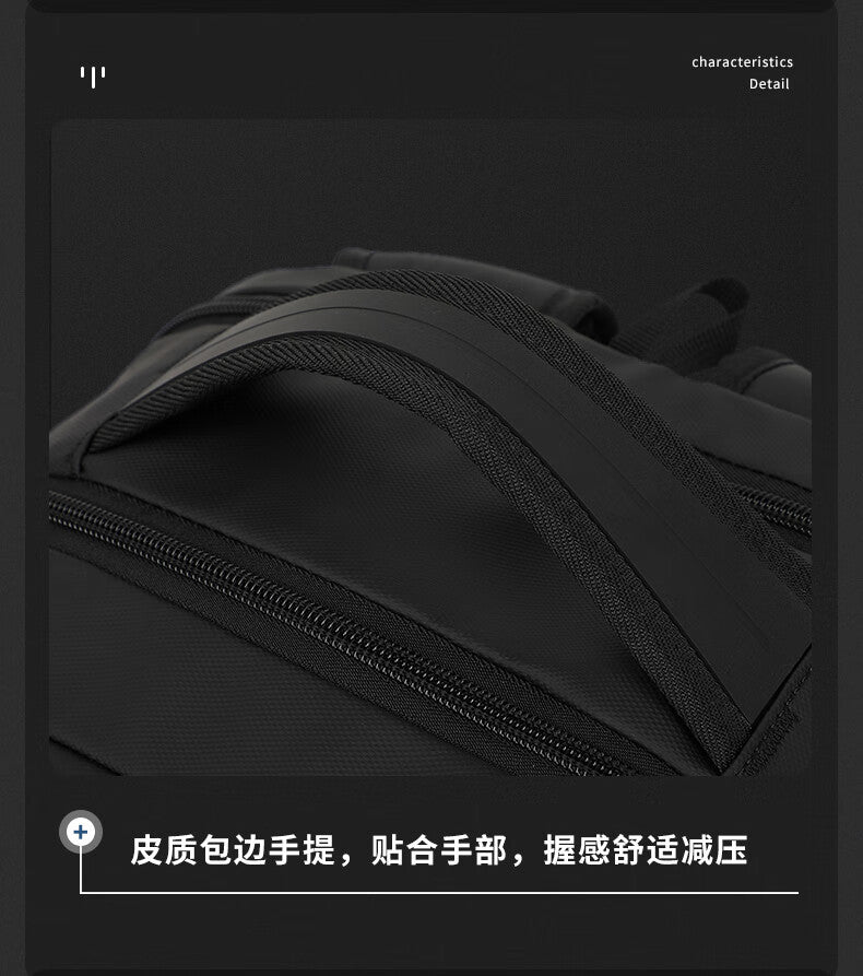 Swiss Sergeant Knife Backpack Men's Business Travel Backpack Large Capacity Travel Laptop Bag 17.3 Inch
