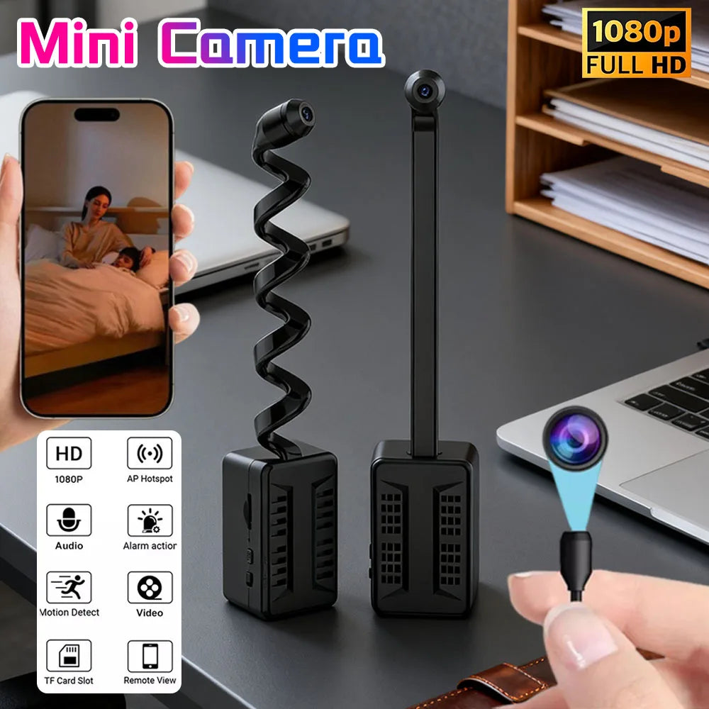 Wireless Cam Surveillance Camera Mini WiFi Camera with Motion Detection Video Recorder Security Protection Surveillance Outdoor