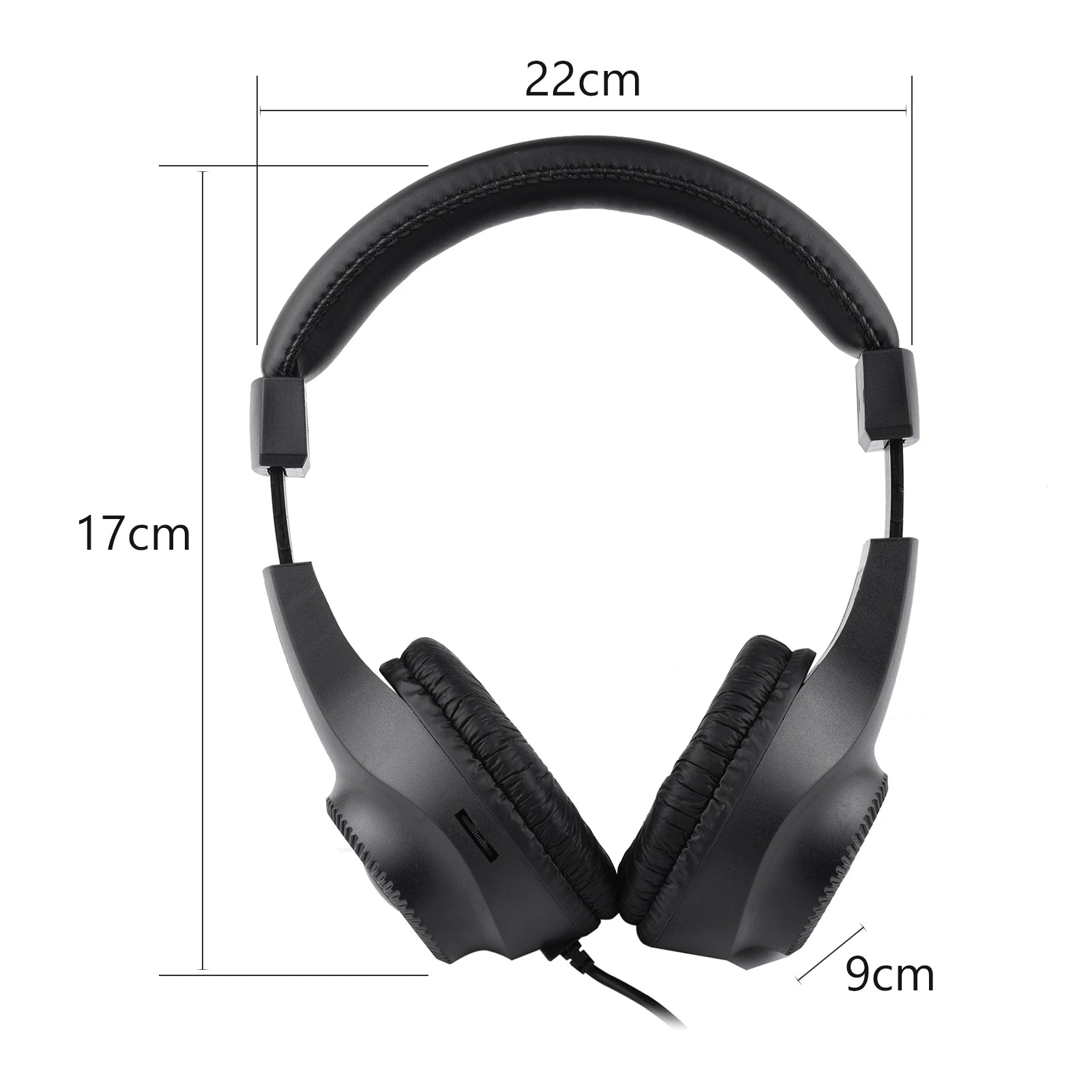 Wired Headset Self Adjusting Headband 6.5mm Single Jack Stereo Monitoring Headphone for Electronic Musical Instruments