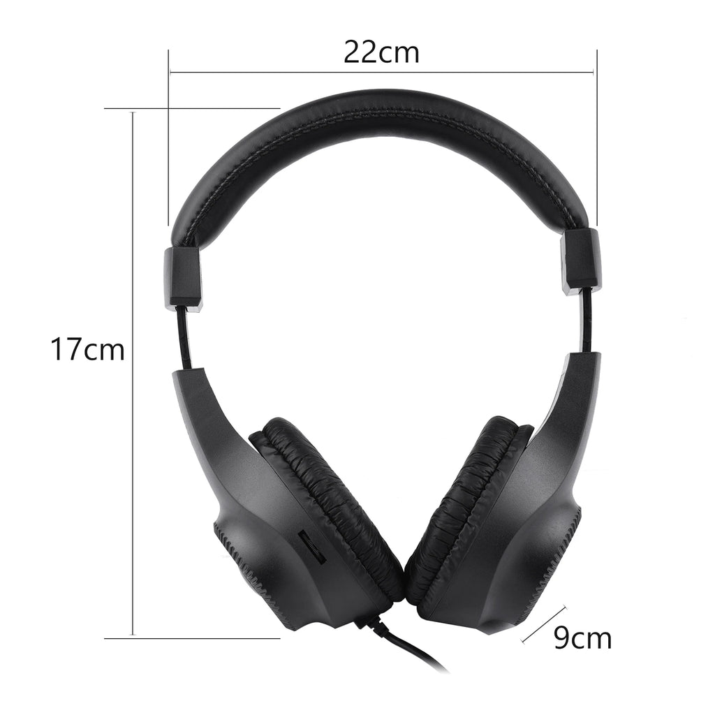 Wired Headset Self Adjusting Headband 6.5mm Single Jack Stereo Monitoring Headphone for Electronic Musical Instruments