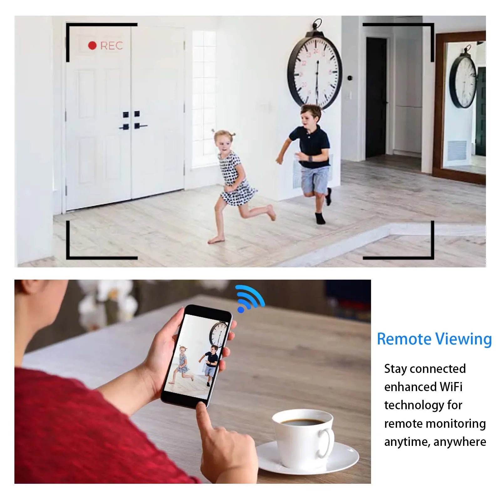 DIY Mini WiFi Camera - Covert Surveillance with 4K Resolution, Night Vision, Motion Detection, Remote View,and SD Card Recordind