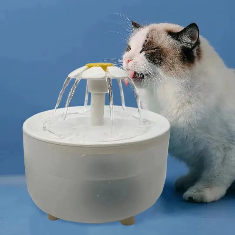 Pets Water Fountain Auto Filter USB Electric Mute Cat Drinker Bowl 1200mL Recirculating Filtering Drinker for Cats Water Dispenser
