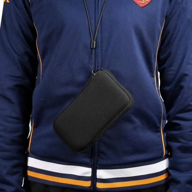 Neoprene Phone Pouch With Lanyard,Shockproof Waterproof Portable Storage Bag For Phones, Keys & Earbuds Lightweight Mini Wallet