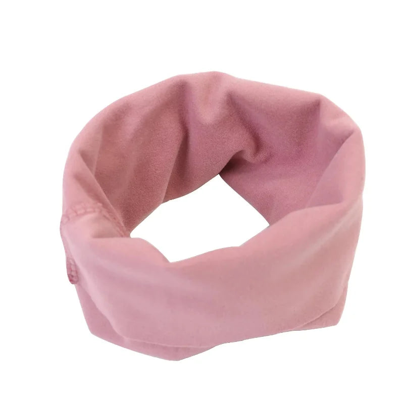 Pet Dog Cat Ears Cover Calming Headband Bathing Grooming Helper Anti-shock Noise-proof Ear Muffs Turban Neck Warmer