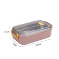 304 Stainless Steel Thermal Lunch Box Office Worker Bento Box Single/Double Layer Student Children Food Storage Container Store