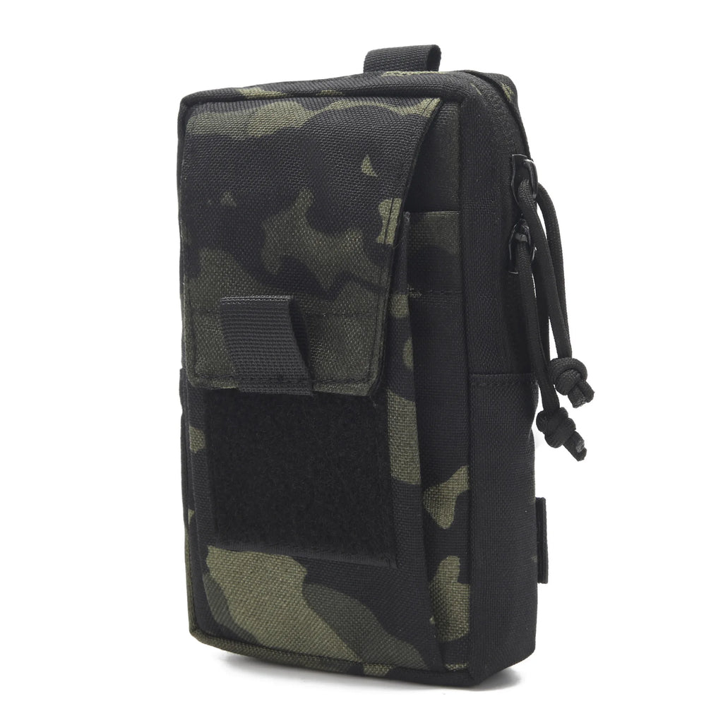 Molle Backpack Strap Bag Phone Holder Outdoor Sports Running Camping Hiking Hunting Accessories Organizer EDC Tool Waist Pouch