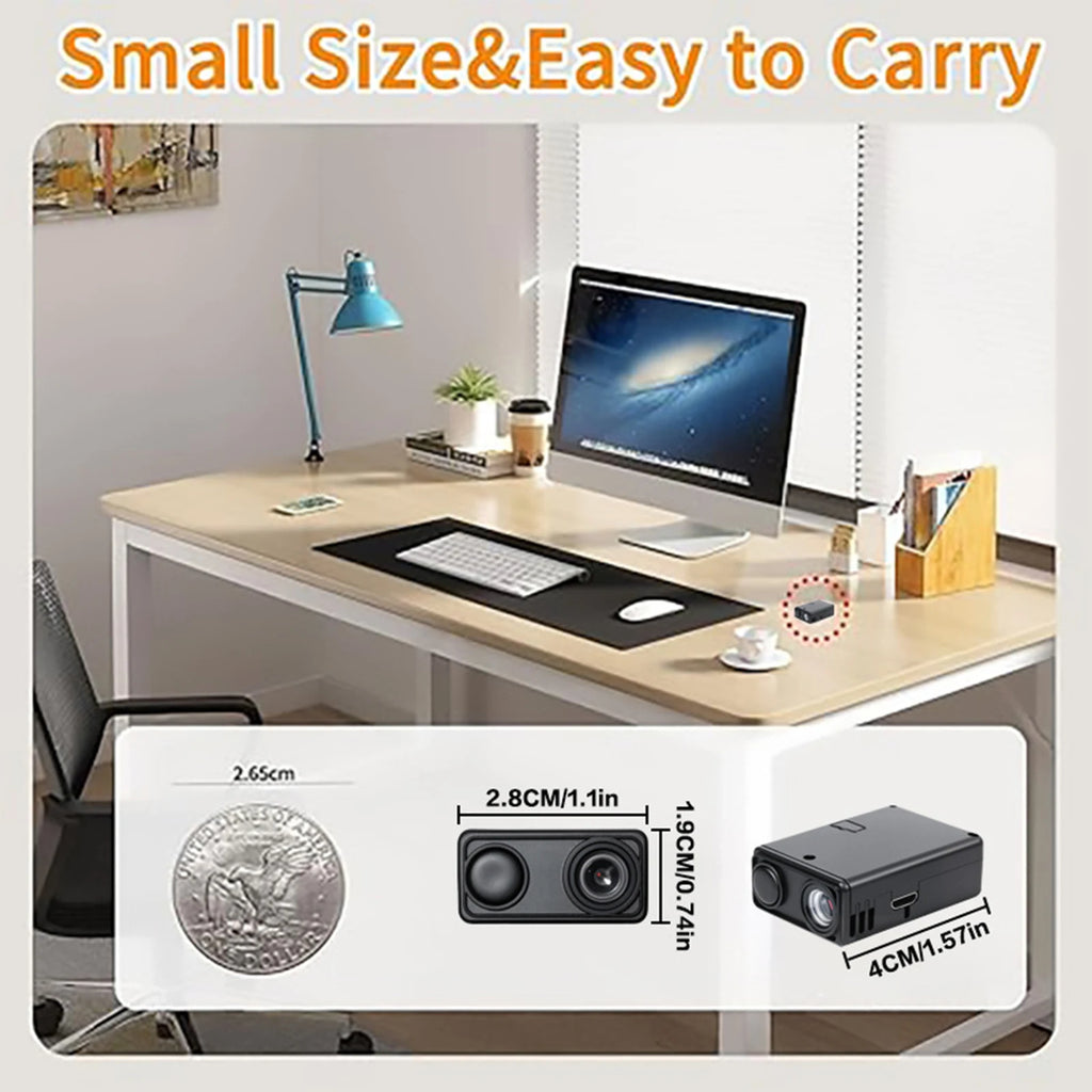 4K WiFi Mini Surveillance Camera with Motion Detection Detecting Camcorders Remote App Control for Indoor Surveillance
