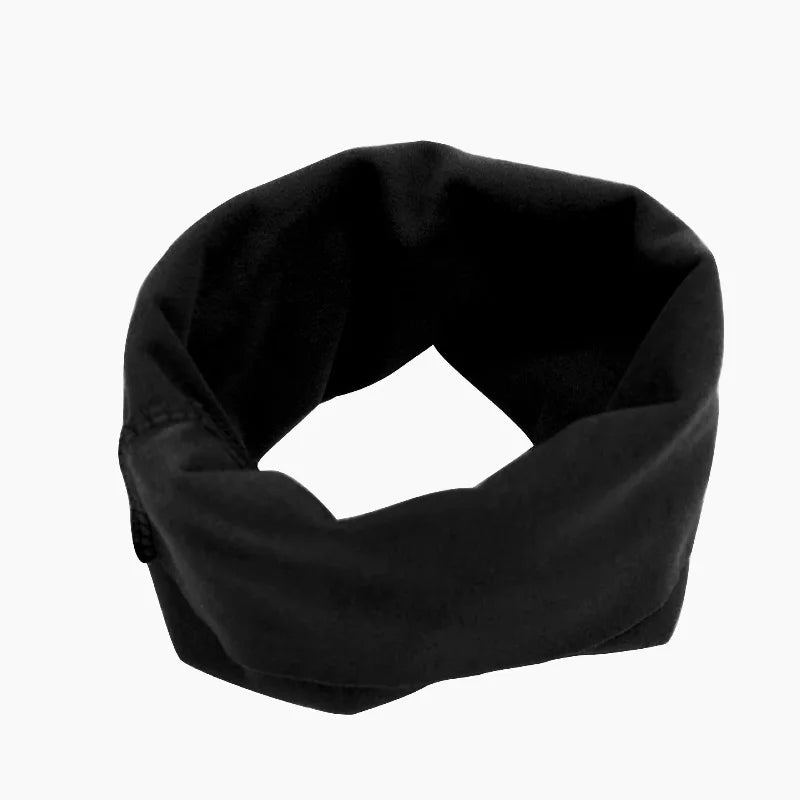 Pet Dog Cat Ears Cover Calming Headband Bathing Grooming Helper Anti-shock Noise-proof Ear Muffs Turban Neck Warmer