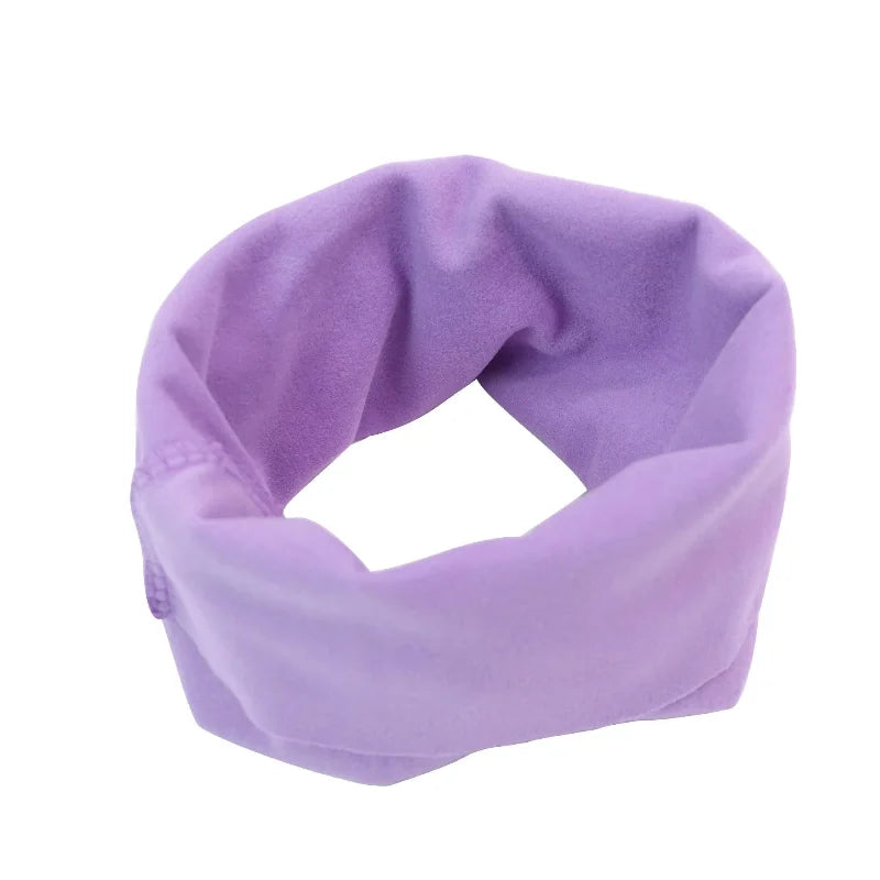 Pet Dog Cat Ears Cover Calming Headband Bathing Grooming Helper Anti-shock Noise-proof Ear Muffs Turban Neck Warmer