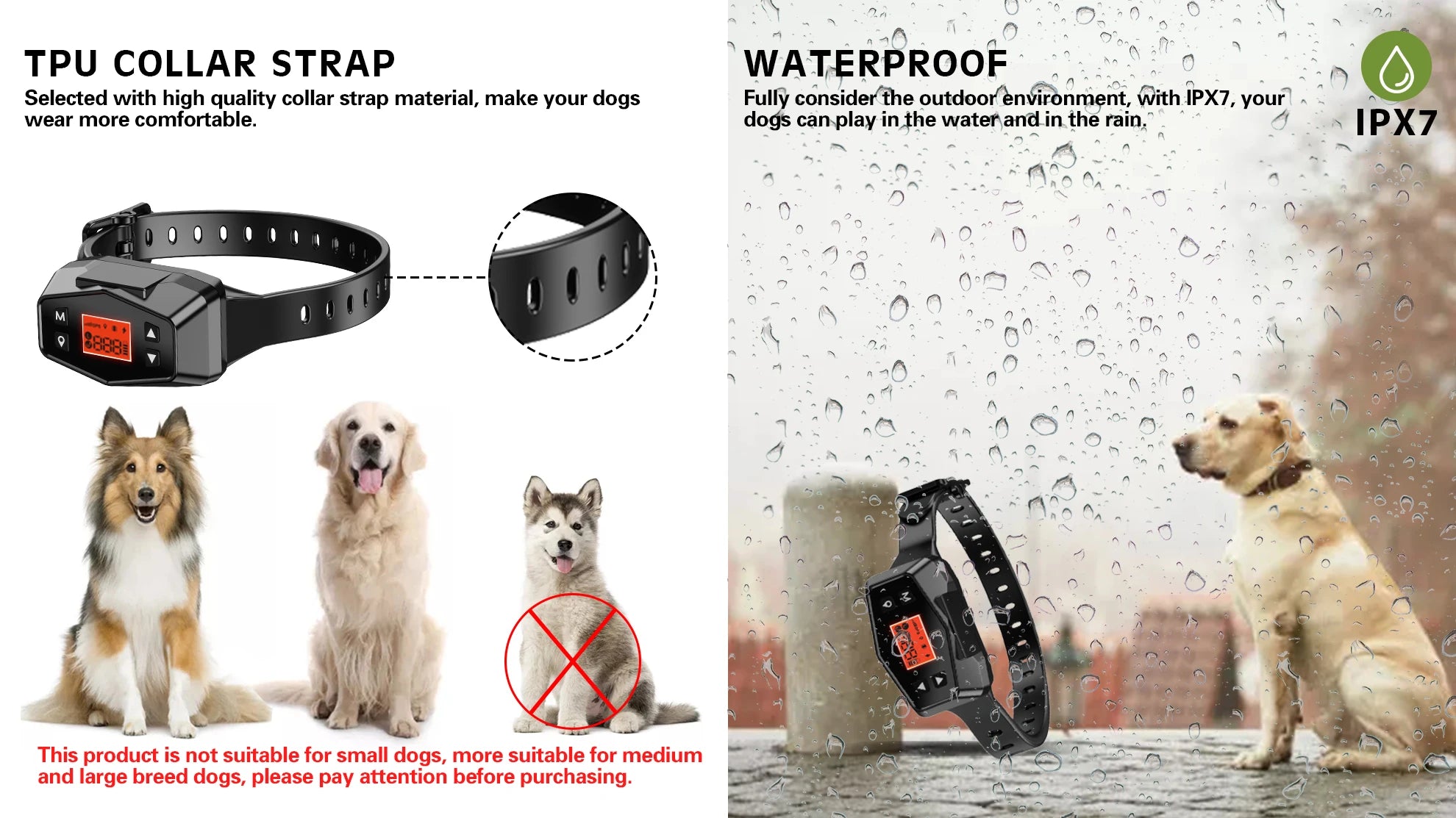 Wireless GPS Pet Fence Dog Tracker Collar Pet Containment System Waterproof Electric Dog Training Collar Anti Run Away Safety