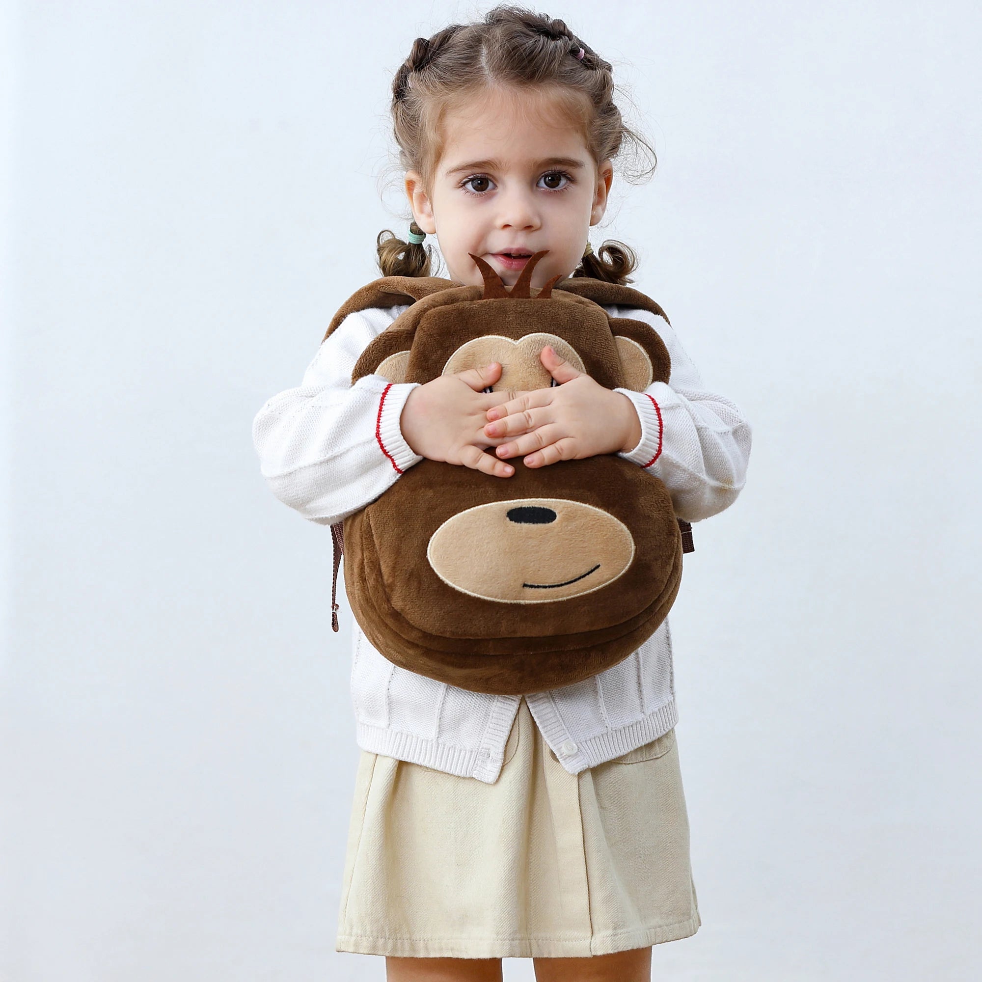 Kids Backpack Boys Cute Duck Cow Frog Backpacks School for Girls Toddler Child Schoolbag Book Bags Traveling Bag Large Capacity