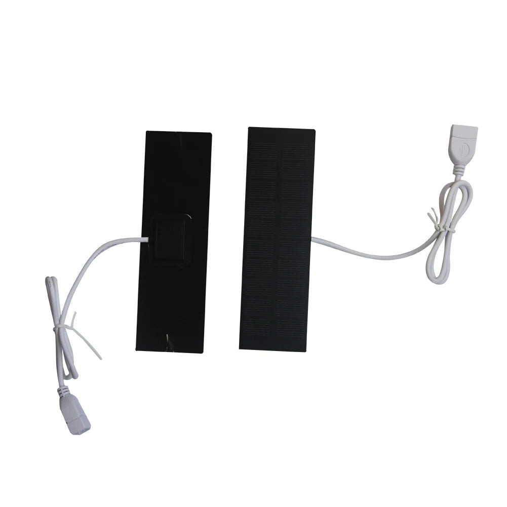 Mini Solar Panel Portable Battery Mobile Phone Charging Bank USB Solar Panel Charger for Power Bank Phone Outdoor Camping Home