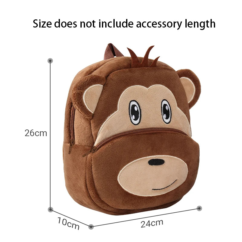 Kids Backpack Boys Cute Duck Cow Frog Backpacks School for Girls Toddler Child Schoolbag Book Bags Traveling Bag Large Capacity