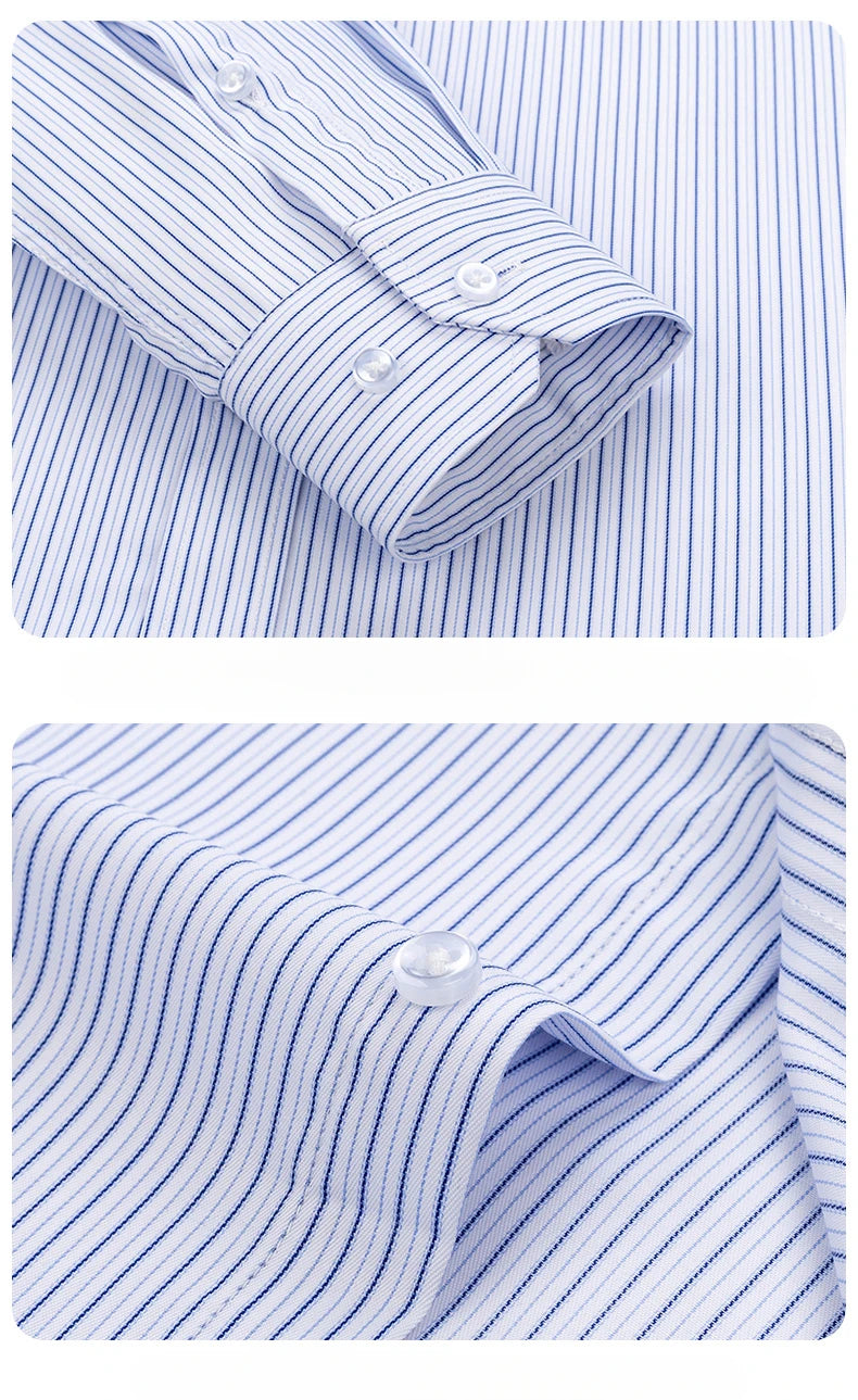 New in shirt elegant 40%cotton long-sleeve shirts for men slim fit Casual plain shirt plaid designer tops houndstooth clothes