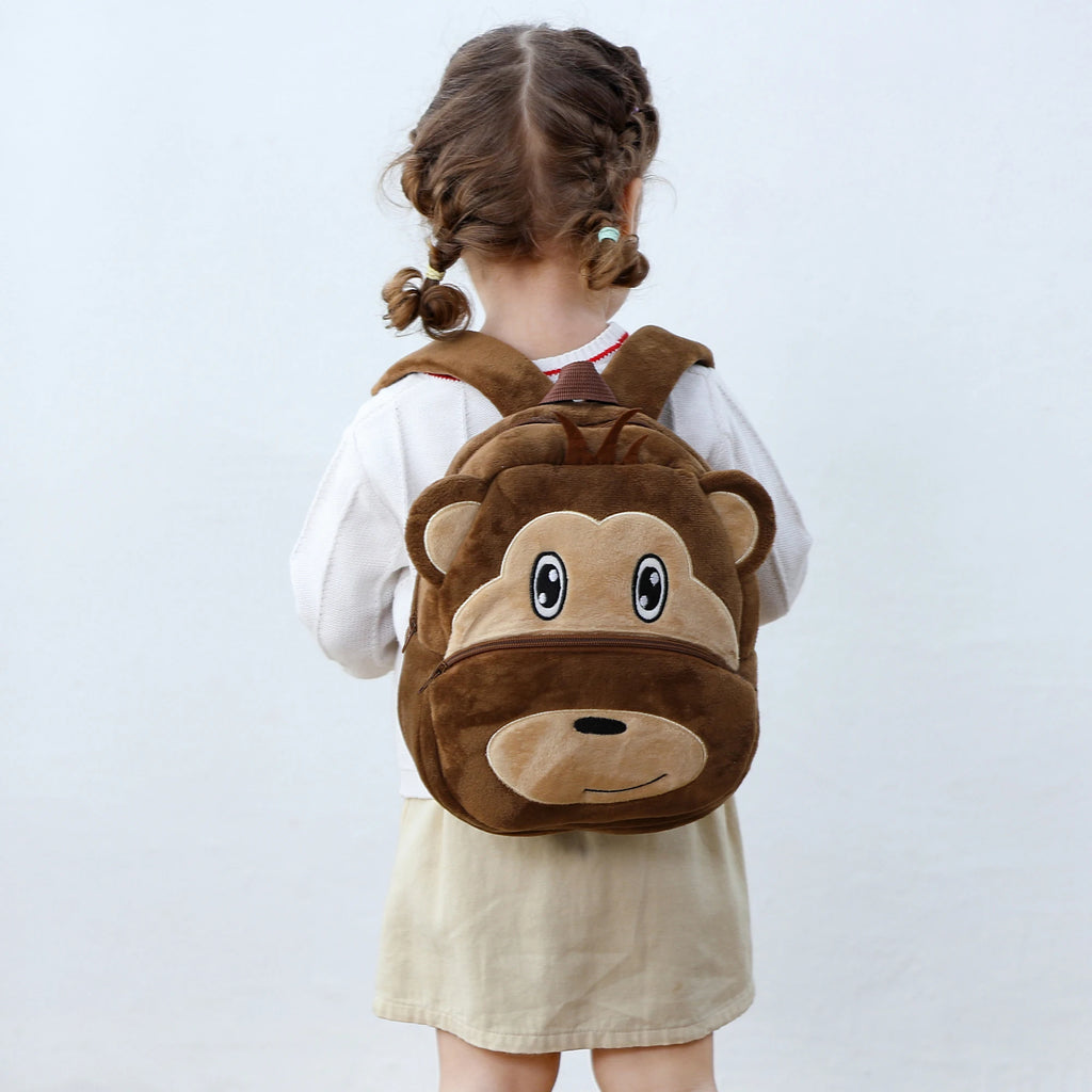 Kids Backpack Boys Cute Duck Cow Frog Backpacks School for Girls Toddler Child Schoolbag Book Bags Traveling Bag Large Capacity