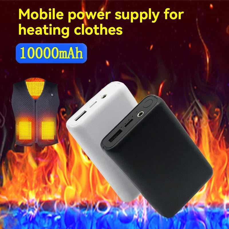 OnePlus USB Fast Charging Ultra-thin Heating Power Bank Portable External Battery Pack For Heating Vest Jacket For iPhone Huawei