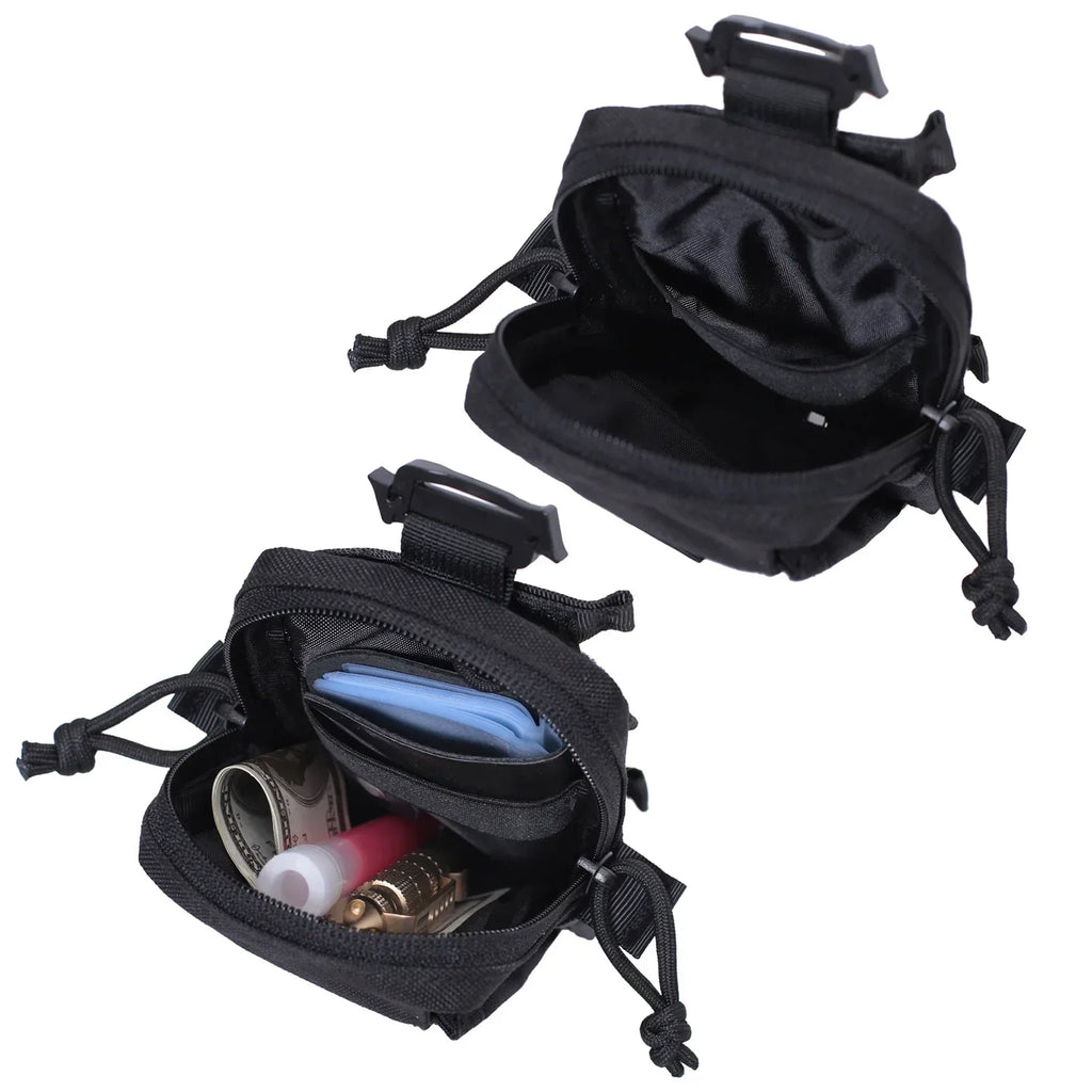Molle Backpack Strap Bag Phone Holder Outdoor Sports Running Camping Hiking Hunting Accessories Organizer EDC Tool Waist Pouch