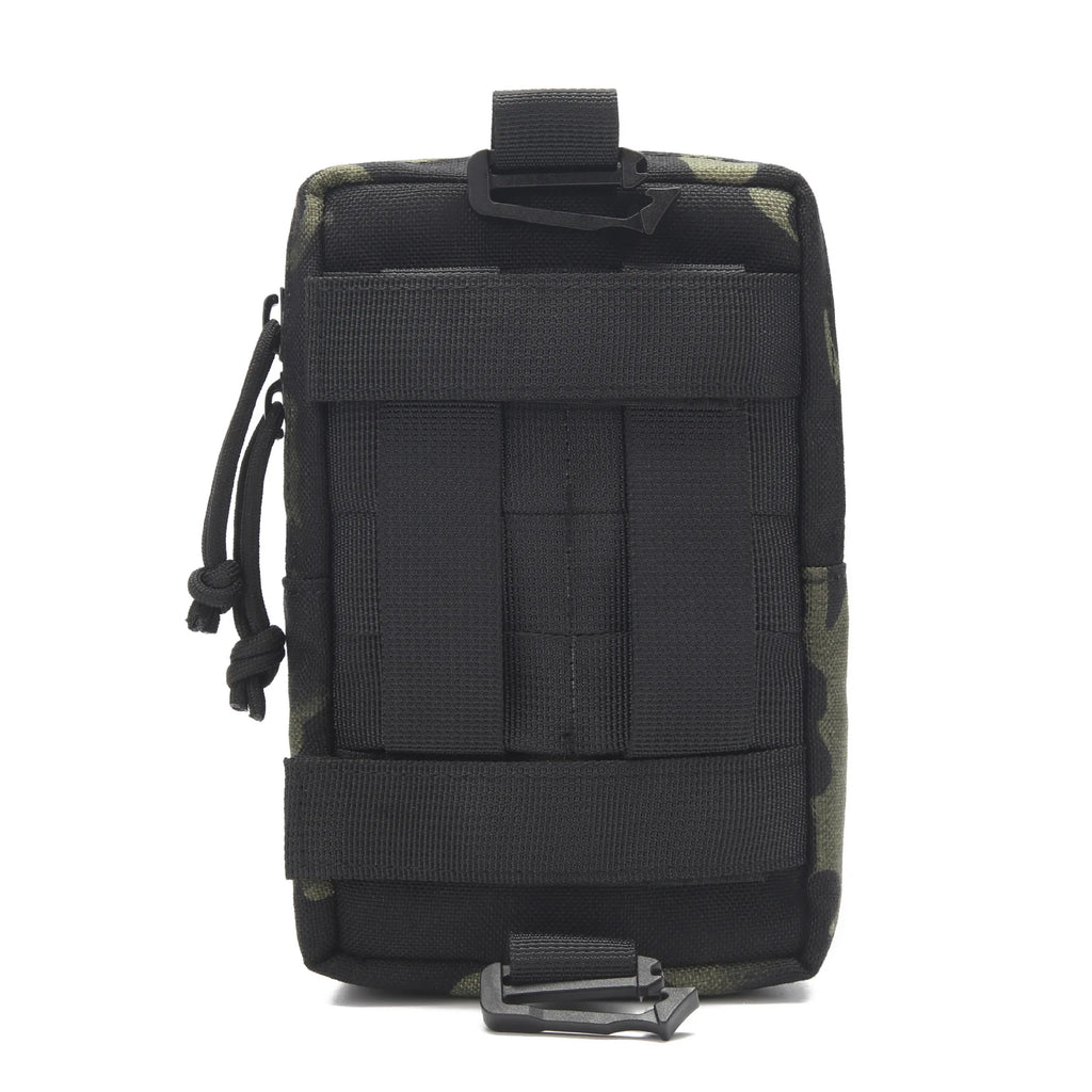 Molle Backpack Strap Bag Phone Holder Outdoor Sports Running Camping Hiking Hunting Accessories Organizer EDC Tool Waist Pouch