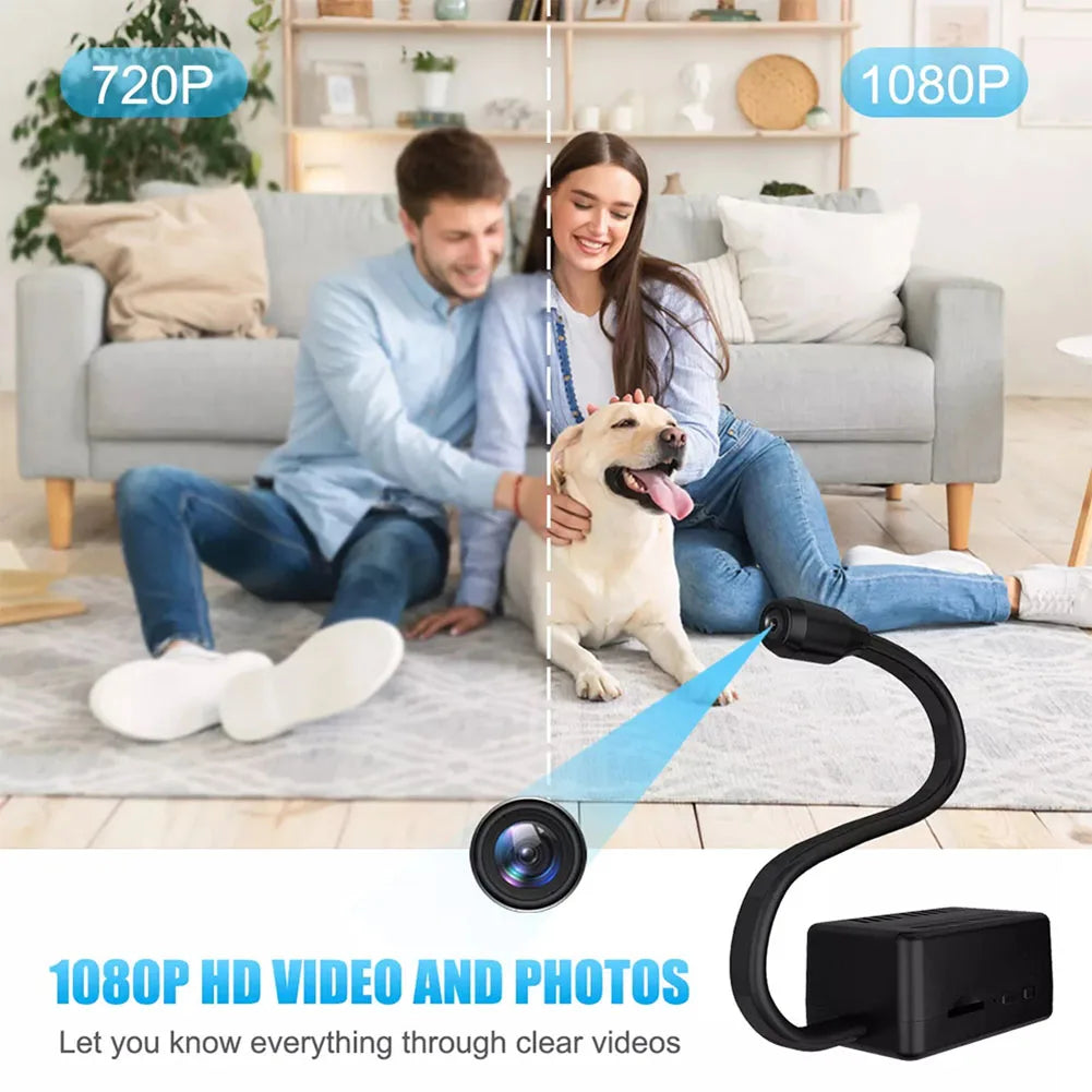 Wireless Cam Surveillance Camera Mini WiFi Camera with Motion Detection Video Recorder Security Protection Surveillance Outdoor