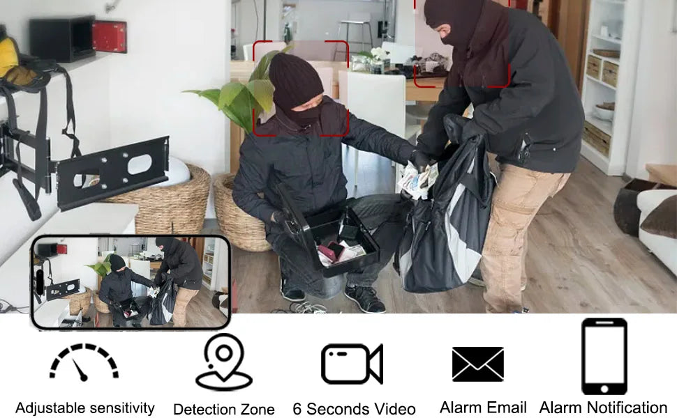 DIY Mini WiFi Camera - Covert Surveillance with 4K Resolution, Night Vision, Motion Detection, Remote View,and SD Card Recordind