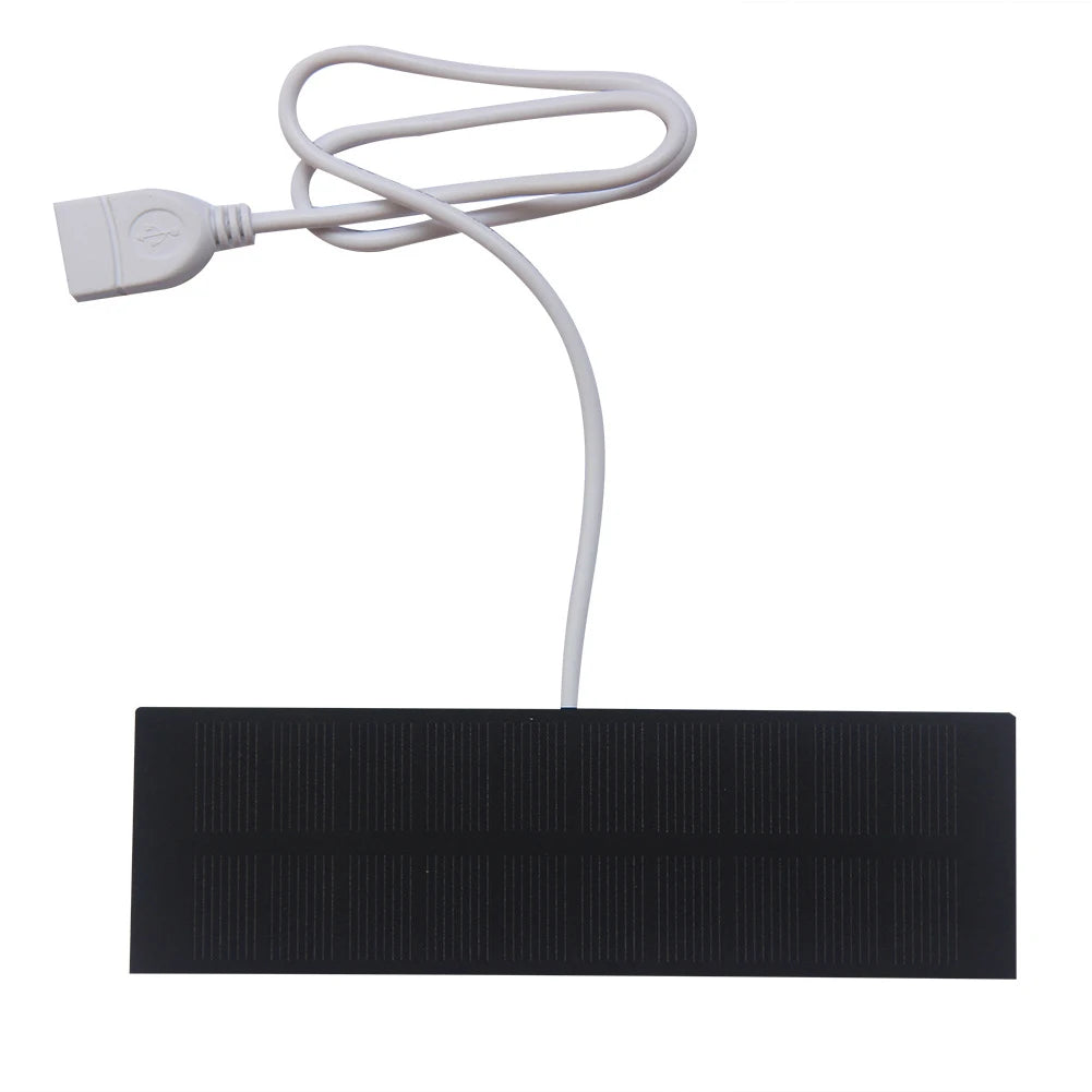 Mini Solar Panel Portable Battery Mobile Phone Charging Bank USB Solar Panel Charger for Power Bank Phone Outdoor Camping Home