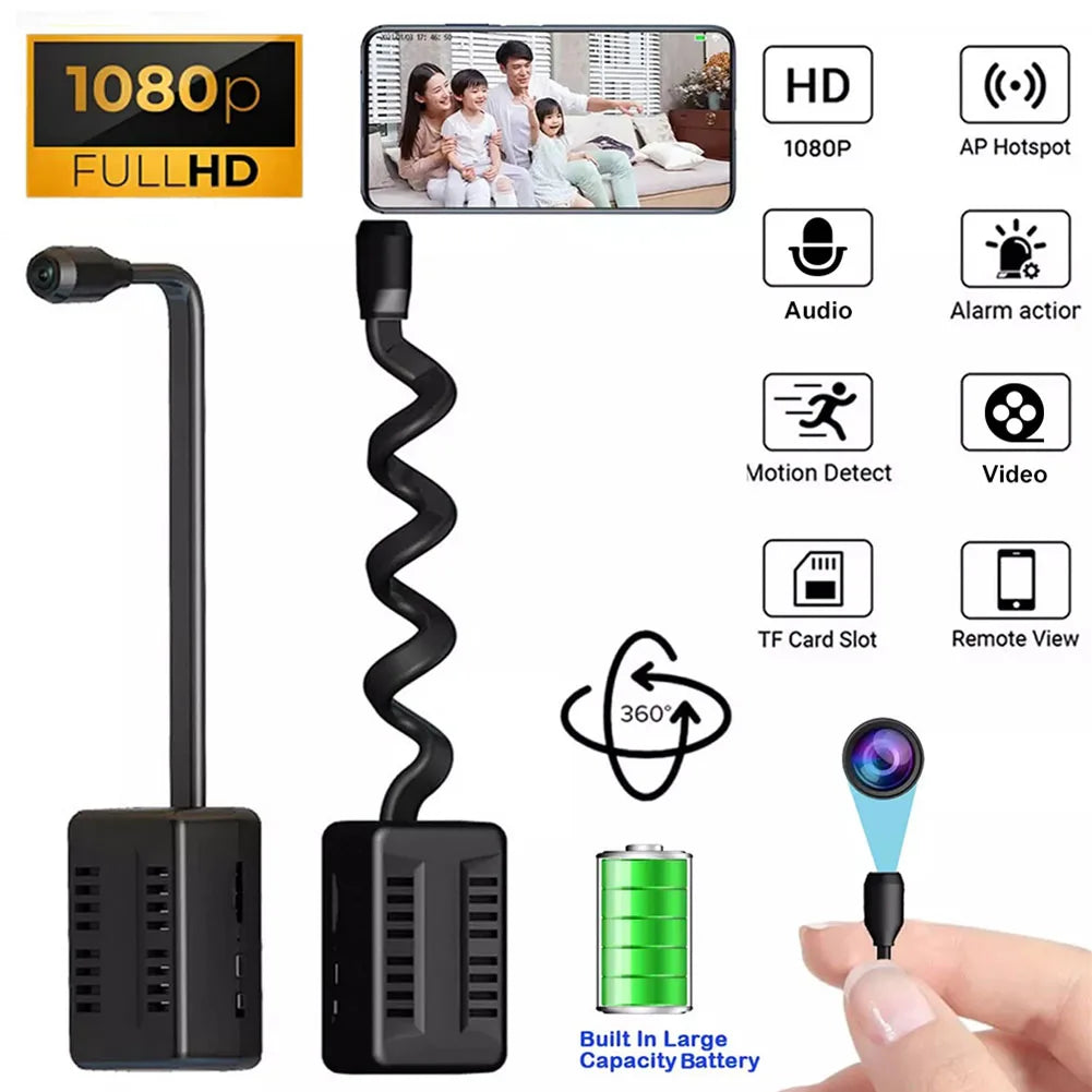 Wireless Cam Surveillance Camera Mini WiFi Camera with Motion Detection Video Recorder Security Protection Surveillance Outdoor
