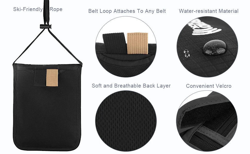 Travel Pouch Neck Wallet Family Passport Holder Organizer Case with RFID Blocking passport wallet travel wallet