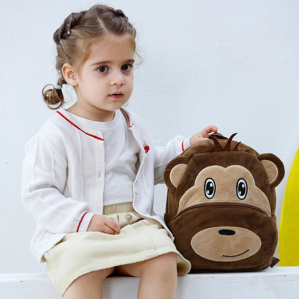 Kids Backpack Boys Cute Duck Cow Frog Backpacks School for Girls Toddler Child Schoolbag Book Bags Traveling Bag Large Capacity