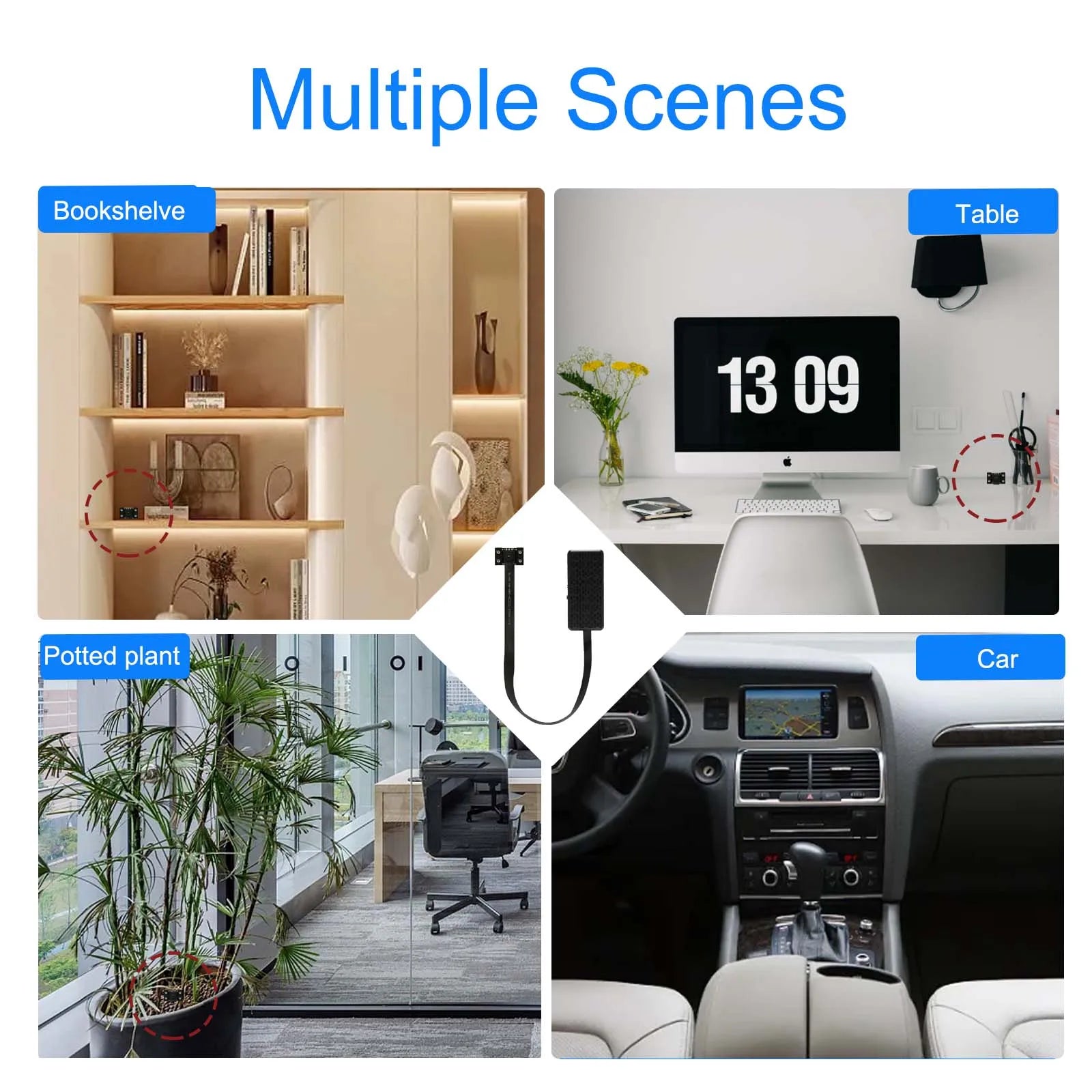 DIY Mini WiFi Camera - Covert Surveillance with 4K Resolution, Night Vision, Motion Detection, Remote View,and SD Card Recordind