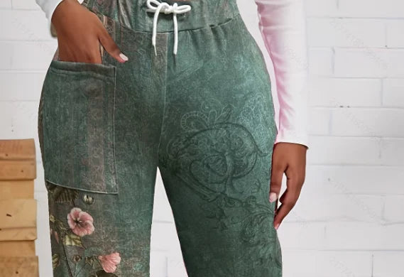 Plus Size New Autumn And Winter Women's Pull-Out Pants From Europe And America