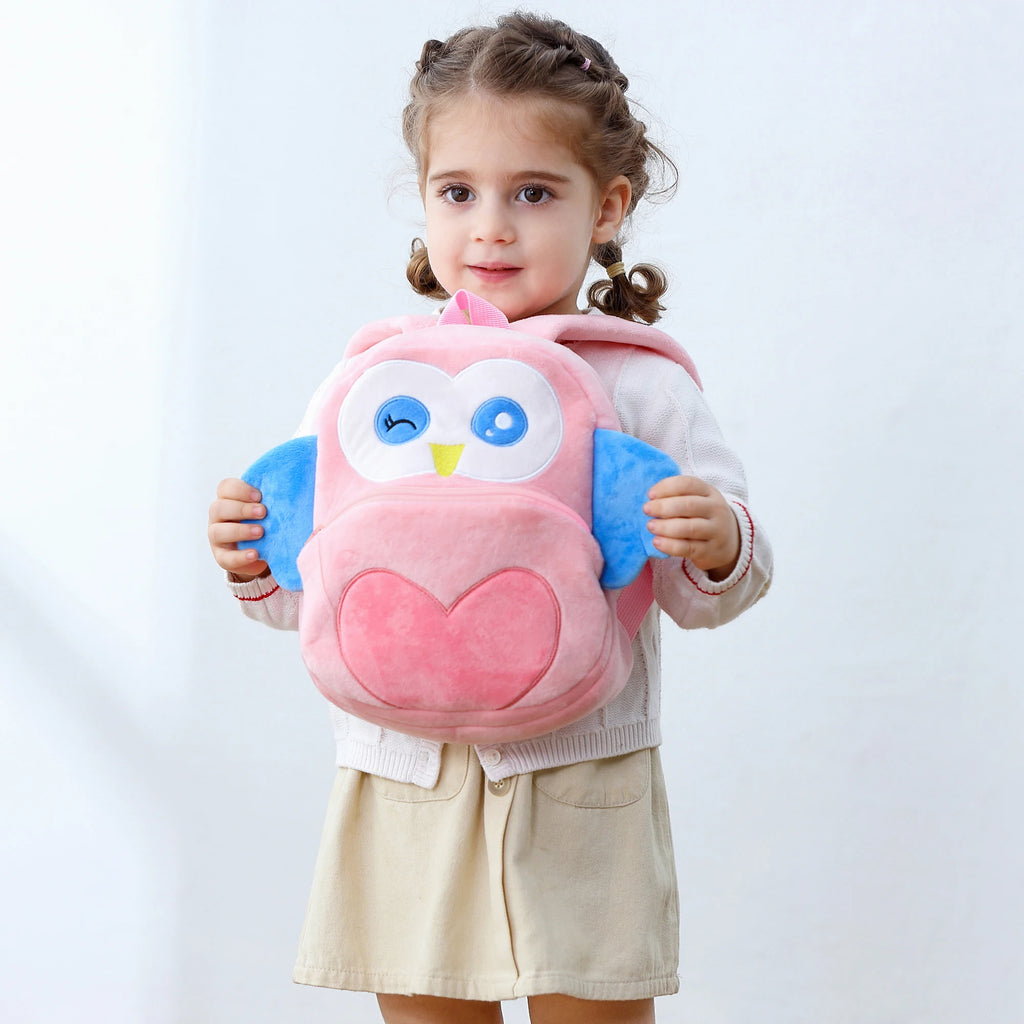 Kids Backpack Boys Cute Duck Cow Frog Backpacks School for Girls Toddler Child Schoolbag Book Bags Traveling Bag Large Capacity